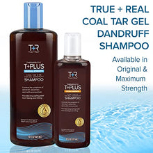 Load image into Gallery viewer, True+Real Therapeutic Plus Tar Gel Anti-Dandruff Shampoo 0.5% Coal Tar, 16 Fluid Ounce
