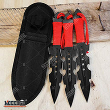 Load image into Gallery viewer, Tactical Knife Survival Knife Hunting Knife 7.5&quot; Ripper Throwing Knives Set Fixed Blade Knife Razor Sharp Edge Camping Accessories Survival Kit Tactical Gear 74397 (Black)
