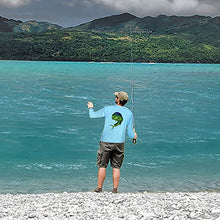 Load image into Gallery viewer, HDE Mens Athletic Performance Shirt Long Sleeve Light Blue Mahi - M
