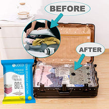 Load image into Gallery viewer, SUOCO Vacuum Storage Bags Jumbo 6 Pack (40 x 30 inch), Space Saver Compression Bags with Hand Pump
