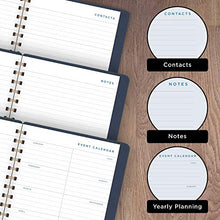 Load image into Gallery viewer, Academic Planner 2021-2022, AT-A-GLANCE Weekly &amp; Monthly Planner, 8-1/2" x 11", Large, for School, Teacher, Student, Signature Collection, Gray Felt (YP905A25)
