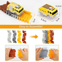 Load image into Gallery viewer, 226pcs Construction Themed Race Tracks Set, Flexible Trains Tracks With 2 Race Trucks, Toy Cars Set for 2 3 4 5 6 7 Years Old Child Kids Boys and Girls, Road Race Playset for Christmas Birthday Gift
