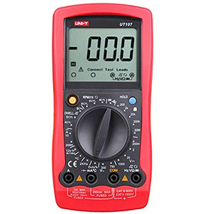 UNI-T UT107 Battery Test Automotive Multimeter Handheld Digital LCD Duty Ratio Measurement Tester Tools Stevlogs