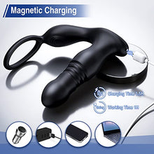 Load image into Gallery viewer, Prostate Massager Anal Vibrator Thrusting Vibrating 7 Modes with Cock Ring Anal Plug Anal Sex Toys P Sport Massager for Men Anal Toy Male Sex Toys for Men Women and Couples Waterproof Remote Control
