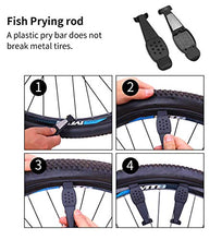 Load image into Gallery viewer, NewMainone Mini Bike Pump Portable Bicycle Frame Pump,Bicycle Tire Pump Glueless Puncture Repair Kit,120 PSI Fast Air Pump Suitable for Presta &amp; Schrader Valve
