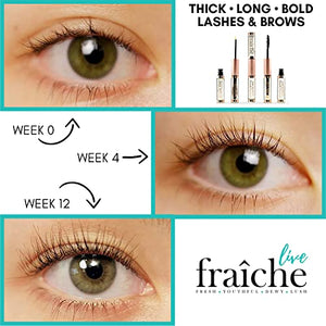 USDA Organic Castor Oil for Eyelashes and Eyebrows - All Natural Cold Pressed Castor Oil Eyelash Growth Serum with Mascara Tube - Caster Oil Eyebrow Growth Serum Eyelash Conditioner Lash Boost Serum