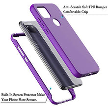 Load image into Gallery viewer, Nuomaofly T-Mobile REVVL 4 Plus Case [Not Fit REVVL 4] with Built-in Screen Protector Designed, Full-Body Heavy Drop Protection Shock Absorption Cover for T-Mobile REVVL 4+ (Purple)
