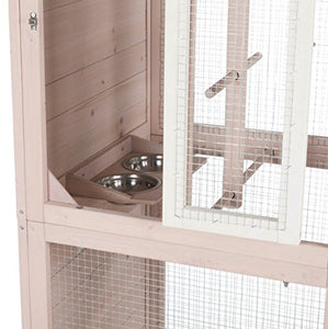Trixie Pet Products Natura Aviary, Gray/White