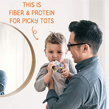 Load image into Gallery viewer, Happy Tot Organics Fiber &amp; Protein Pouch Stage 4 Pears Raspberries Butternut Squash &amp; Carrots, 4 Ounce Pouch (8 Pack)
