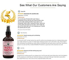 Load image into Gallery viewer, Rose Water for Face &amp; Hair, USDA Certified Organic Facial Toner. Alcohol-Free Makeup Setting Hydrating Spray Mist. 100% Natural Anti-Aging Petal Rosewater by Simplified Skin (4 oz)
