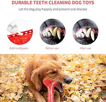 Load image into Gallery viewer, Dog Chew Toys for Aggressive Chewers, Durable Rubber Dog Bones Chew Toys, Interactive Tough Dog Toys for Large Medium Small Dog, Indestructible Dog Toy for Cleaning Teeth and Training (Medium)
