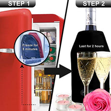 Load image into Gallery viewer, DOZZZ Wine Cooler Sleeve with Protector Keep Cool and Chill 2 Hours Up for Luxury Champagne Burt White Red Wine
