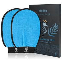 Load image into Gallery viewer, 2022 Upgrade Exfoliating Glove Mitt, Exfoliating Body Scrubber for Shower Bath, Moroccan Body Scrub Gloves for Dead Skin Remover, Korean Exfoliate Mitts Body Exfoliator Sponge Loofah For Women Men
