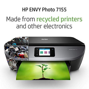 HP Envy Photo 7155 All in One Photo Printer with Wireless Printing, Instant Ink Ready (K7G93A) (Renewed)