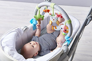 Taf Toys Musical Arch | Best for Infant and Toddlers’ That Fits to Stroller & Pram, Activity Bar with Hanging Musical Owl Toy, Easier Outdoors and Easier Parenting, Keeps Your Baby Happy, Ideal Gift