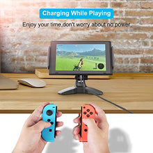 Load image into Gallery viewer, Stable Stand for Nintendo Switch, 360-Degree Adjustable Tablet Strong-Clamp Playstand, Heavy-Duty Base Desk Cell Phone Holder, Compatible with iPad iPhone Samsung Kindle Fire E-Reader by APPS2Car
