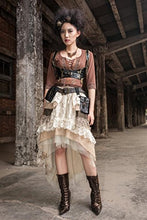 Load image into Gallery viewer, Steampunk Victorian Gothic Sexy Prom Dresses Homecoming Dresses Wedding Dresses Beige
