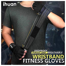 Load image into Gallery viewer, Updated 2020 Version Professional Ventilated Weight Lifting Gym Workout Gloves with Wrist Wrap Support for Men &amp; Women, Full Palm Protection, for Weightlifting, Training, Fitness, Hanging, Pull ups
