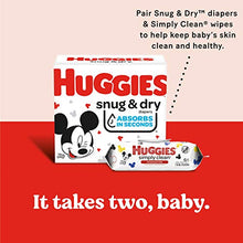 Load image into Gallery viewer, Huggies Snug &amp; Dry Baby Diapers, Size Newborn, 108 Ct

