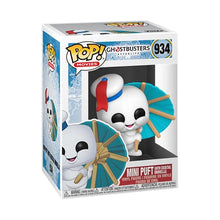 Load image into Gallery viewer, Funko POP Movies: Ghostbusters Afterlife - Mini Puft with Cocktail Umbrella,Multicolor,3.75 inches,48490

