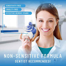 Load image into Gallery viewer, MySmile Teeth Whitening Kit with LED Light, 10 Min Non-Sensitive Fast Teeth Whitener with 3 Carbamide Peroxide Teeth Whitening Gel, Helps to Remove Stains from Coffee, Smoking, Wines, Soda, Food
