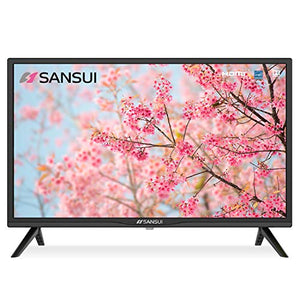 SANSUI 24 Inch TV 720P Basic S24 LED HD TV High Resolution Flat Screen Television Built-in HDMI,USB,VGA Ports - Refresh Rate 60Hz (2020 Model)
