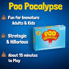 Load image into Gallery viewer, Poo Pocalypse Card Game - The Hilarious Family Party Game for Kids &amp; Adults. [Perfect for Family Game Night]

