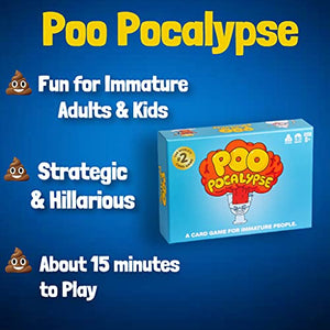 Poo Pocalypse Card Game - The Hilarious Family Party Game for Kids & Adults. [Perfect for Family Game Night]