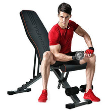 Load image into Gallery viewer, Yoleo Adjustable Folding Weight Bench (2020 Special Edition), 330lbs Weight Capacity, Decline/Incline/Flat, Workout Bench for Home Gym, Strength Training Exercise
