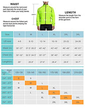 Load image into Gallery viewer, BALEAF Men's Cycling Jacket Bike Windbreaker Running Vest Removable Sleeves Reflective Lightweight Windproof Winter Fluorescent Yellow Size L
