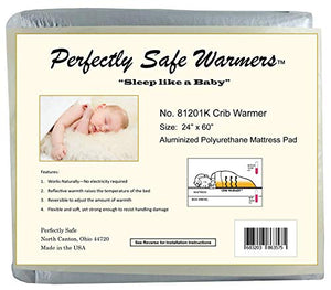 Body Heat Activated Crib, Twin, Full, Queen or King Size Bed Warmer Mattress Pad (Crib)