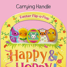 Load image into Gallery viewer, Happy &amp; Hoppy - Children's Flip-a-Flap Activity Board Book for Easter Baskets and Springtime Fun, Ages 1-5
