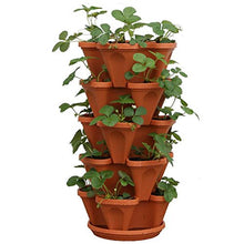 Load image into Gallery viewer, Mr. Stacky 5-Tier Strawberry Planter Pot, 5 Pots
