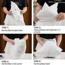 Load image into Gallery viewer, MIULEE Throw Pillow Insert Hypoallergenic Premium Pillow Stuffer Sham Square for Decorative Cushion Bed Couch Sofa 12x12 Inch
