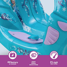 Load image into Gallery viewer, Kid Trax Disney Frozen Kids Scooter Ride On Toy, 6 Volt, Kids 3-5 Years Old, Max Weight 55 lbs, Single Rider, Battery and Charger Included, Blue
