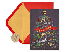Load image into Gallery viewer, Papyrus Christmas Cards Boxed, Chalkboard Holiday Tree (14-Count)
