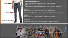Load image into Gallery viewer, Dickies mens Skinny Straight-fit Pant?????????? ????? ? ?? ??skinny Straight Fit Arbeitshose work utility pants, Black, 33W x 30L US
