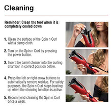 Load image into Gallery viewer, CHI Spin N Curl Ceramic Rotating Curler, Ruby Red. Ideal for Shoulder-Length Hair between 6-16” inches.
