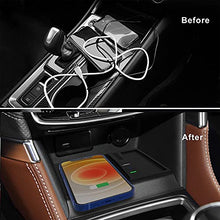 Load image into Gallery viewer, Wireless Charger for Subaru Forester 2019-2022,for Subaru Crosstrek Accessories 2018-2021,for Subaru Impreza Center Console Organizer Wireless Charging Pad
