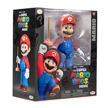 Load image into Gallery viewer, The Super Mario Bros. Movie - 5 Inch Action Figures Series 1 – Mario Figure with Plunger Accessory
