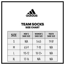 Load image into Gallery viewer, adidas unisex-adult 5-Star Team Cushioned Crew Socks (1-Pair), White/Black , Medium
