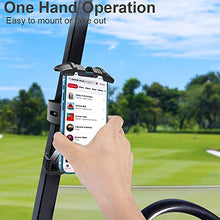 Load image into Gallery viewer, TOPGO Golf Cart Phone Holder, No Shaking Cell Mount Holder for Bike, One-Handed Pick and Place Bike Phone Holder for Handlebars, Compatible with iPhone 13 and All 4.7-6.8" Devices
