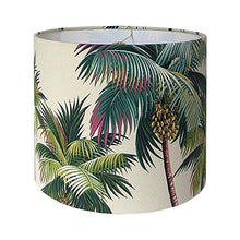 Load image into Gallery viewer, Tropical Lamp Shade, Palm Tree Lamp Shade, Medium Lamp Shade, Various Sizes, Made to Order
