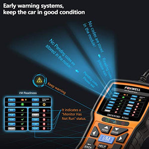 FOXWELL NT301 OBD2 Scanner Professional Mechanic OBDII Diagnostic Code Reader Tool for Check Engine Light