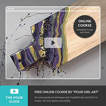 Load image into Gallery viewer, MEYSPRING Geode Art Collection - The Ultimate Set of Epoxy Resin Color Pigment with Resin Art Online Course - Metallic Pigment, Mica Powder, and Fine Glitter - Resin Supplies
