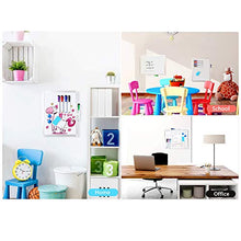 Load image into Gallery viewer, 11&quot; x 14&quot; White Boards, Ohuhu 2 Packs Double Side Magnetic Hanging Whiteboards/ Dry Erase Board with 8 Whiteboard Markers, Dry Erase White Board for Fridge, Wall, Glasses, Home Office Aluminum Frame
