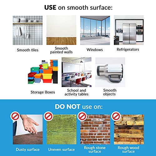 Load image into Gallery viewer, Extra Large Whiteboard Decal Sticker, Self-Adhesive Paper Message Board (6.5 FEET) Peel and Stick Wallpaper with 4 Dry Erase Markers, Size 17.7” X 78.7”