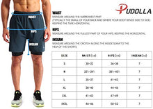 Load image into Gallery viewer, Pudolla Men’s 2 in 1 Running Shorts 7" Quick Dry Gym Athletic Workout Shorts for Men with Phone Pockets(Green Camo X-Large)
