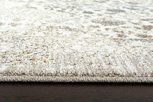 6495 Distressed Cream 5 x 7 Area Rug Carpet Large