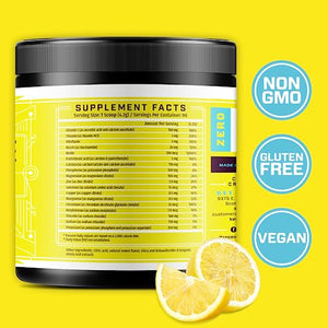 KEY NUTRIENTS Electrolytes Powder No Sugar - Refreshing Lemonade Electrolyte Drink Mix - Hydration Powder - No Calories, Gluten Free - Powder and Packets (20, 40 or 90 Servings)